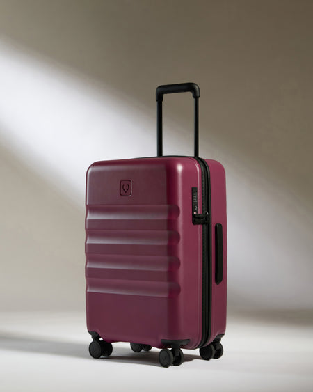 Large Carry-on Luggage Set in Heather Purple - Icon Stripe