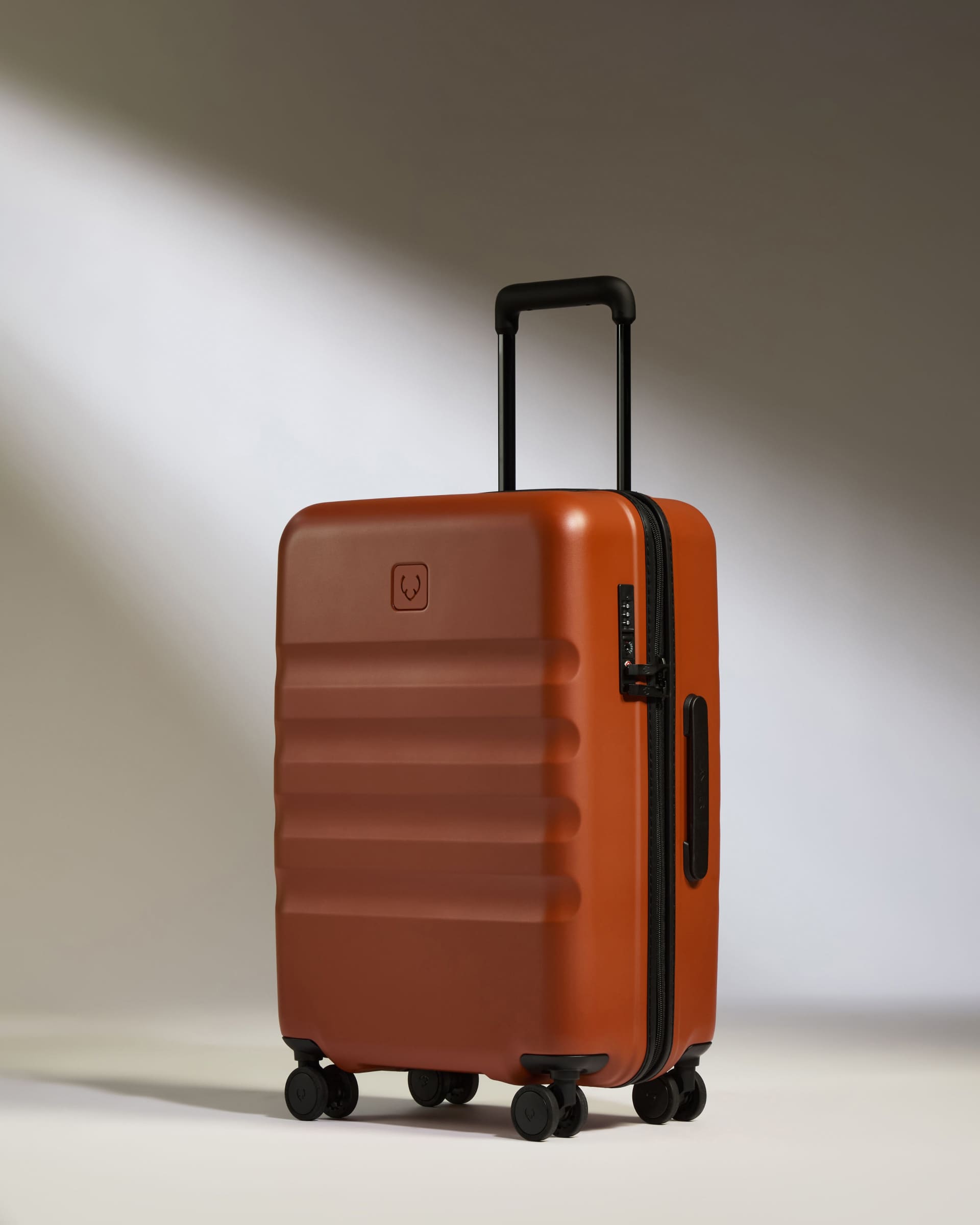 Large Carry on Luggage Set in Maple Red Icon Stripe