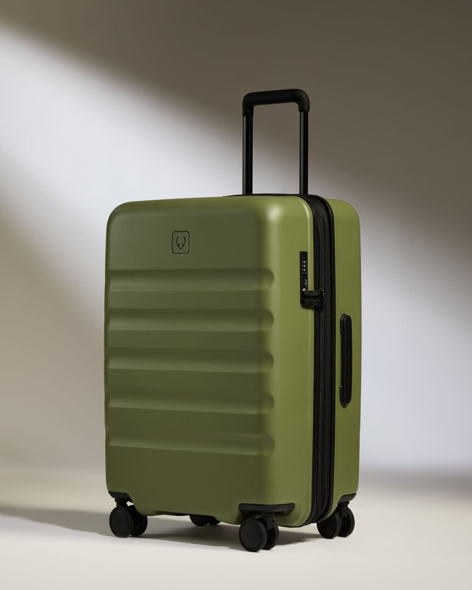 Medium Luggage in Fern Green - Icon Stripe