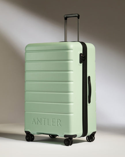 Large Luggage in Aspen Green - Logo