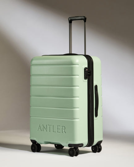 Medium Luggage in Aspen Green - Logo