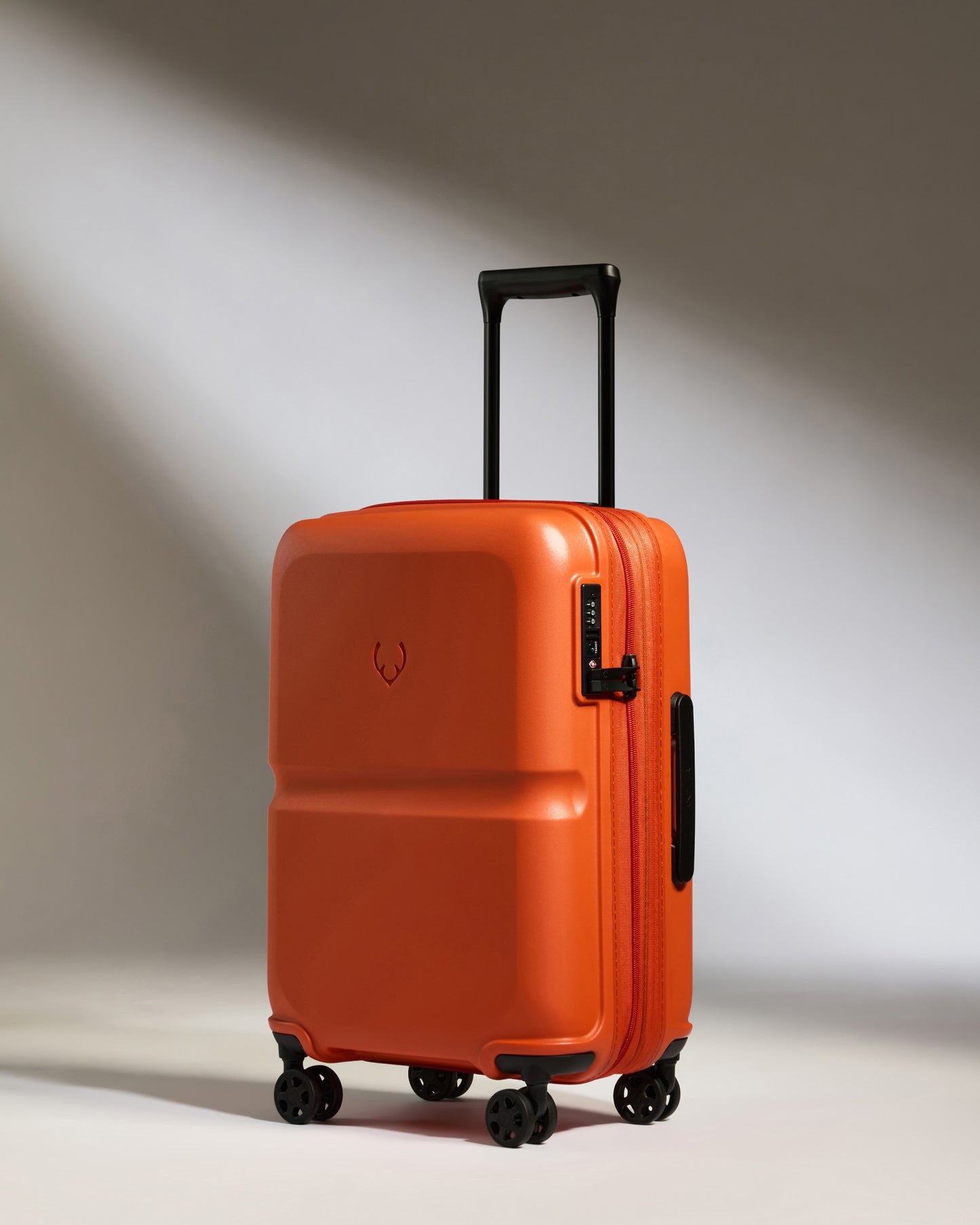 Expandable Carry-on Luggage Set in Ember Orange - Single Stripe