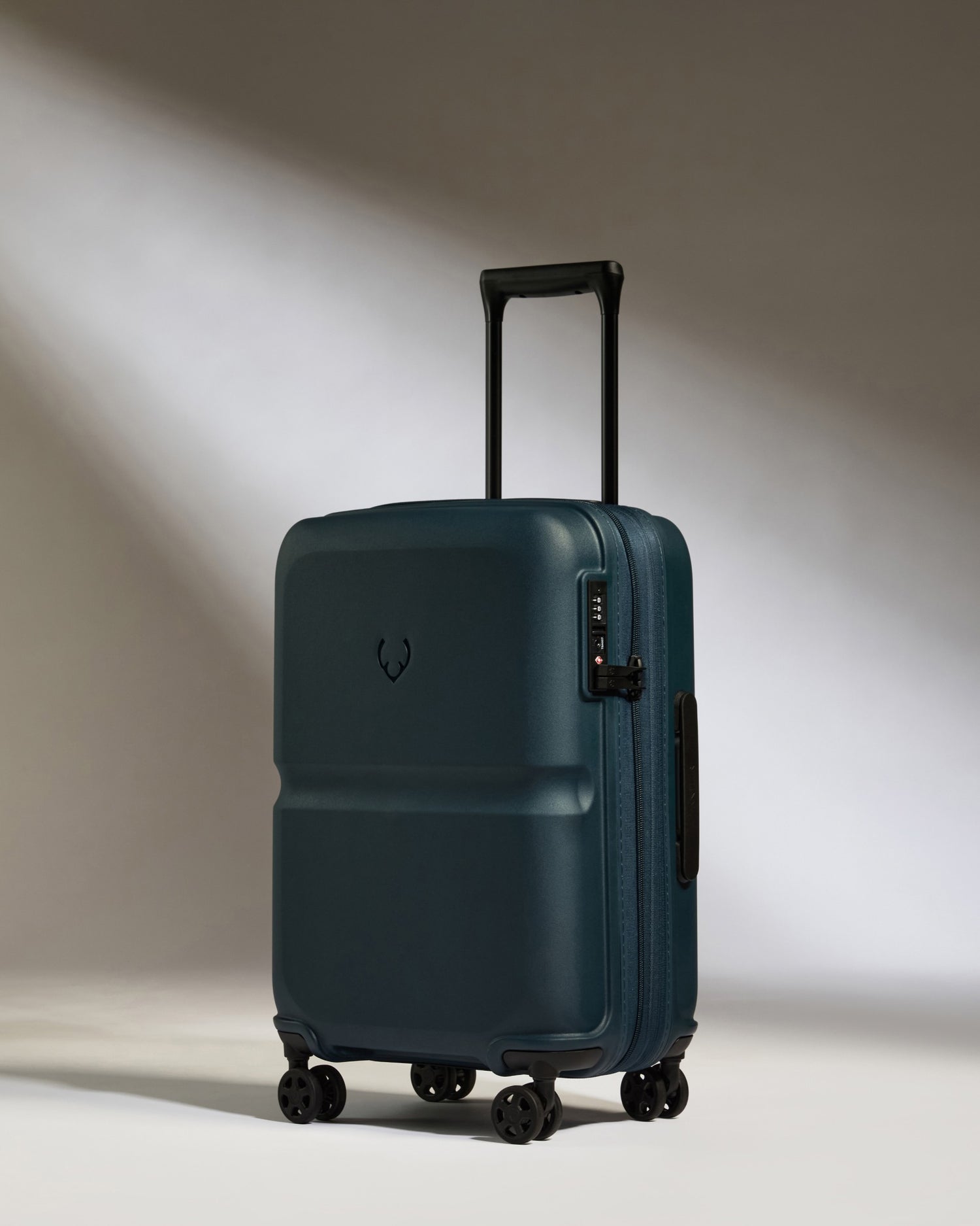 Expandable Carry-on Luggage in Indigo Blue - Single Stripe