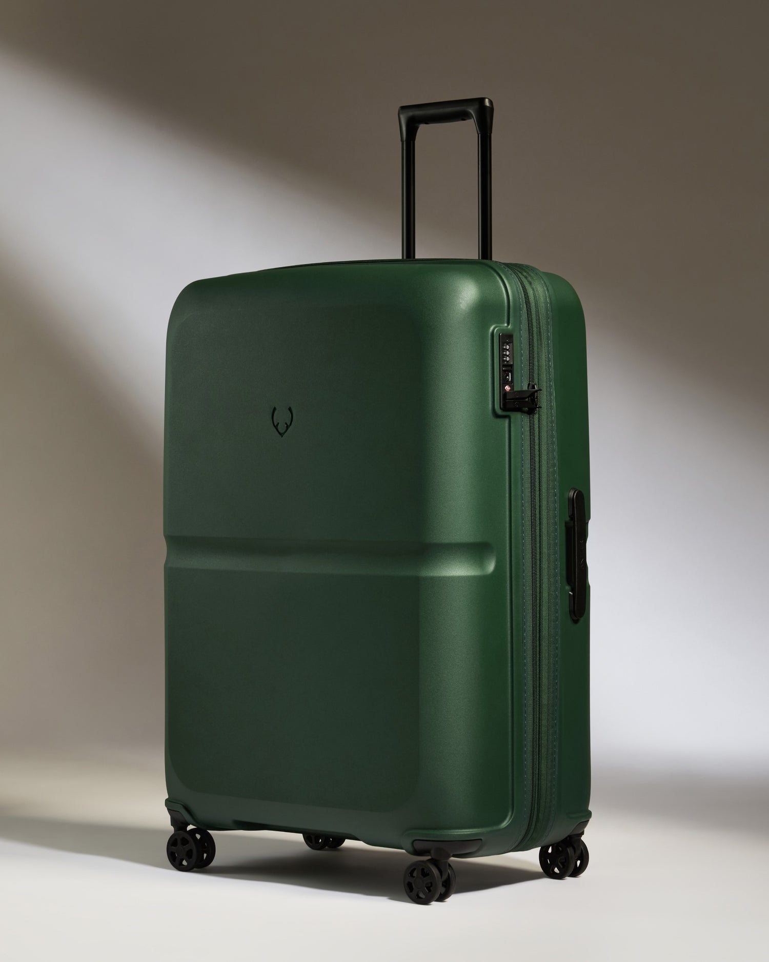 Large Luggage in Antler Green - Single Stripe