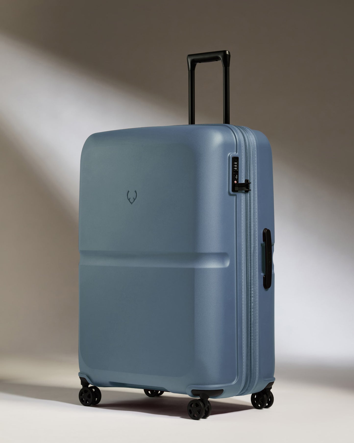 Expandable Carry-on Luggage Set in Cove Blue - Single Stripe