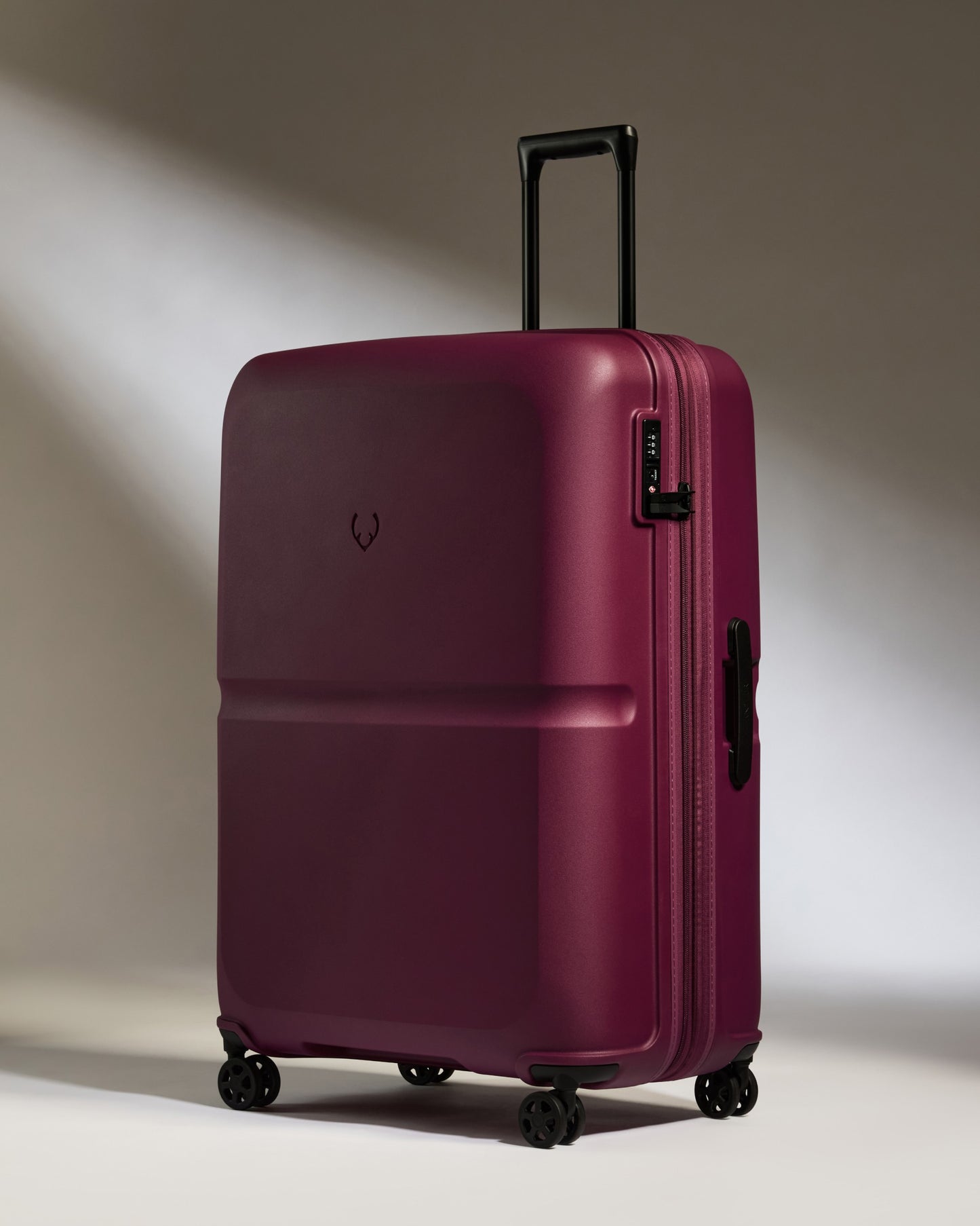 Expandable Carry-on Luggage Set in Heather Purple - Single Stripe