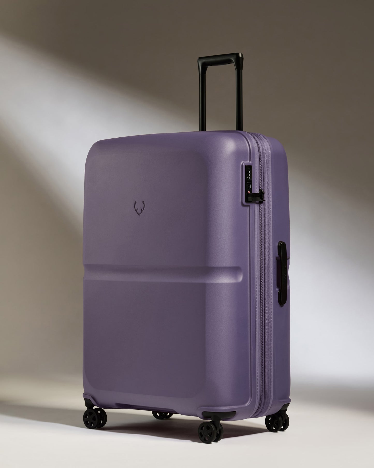 Expandable Carry-on Luggage Set in Thistle Purple - Single Stripe