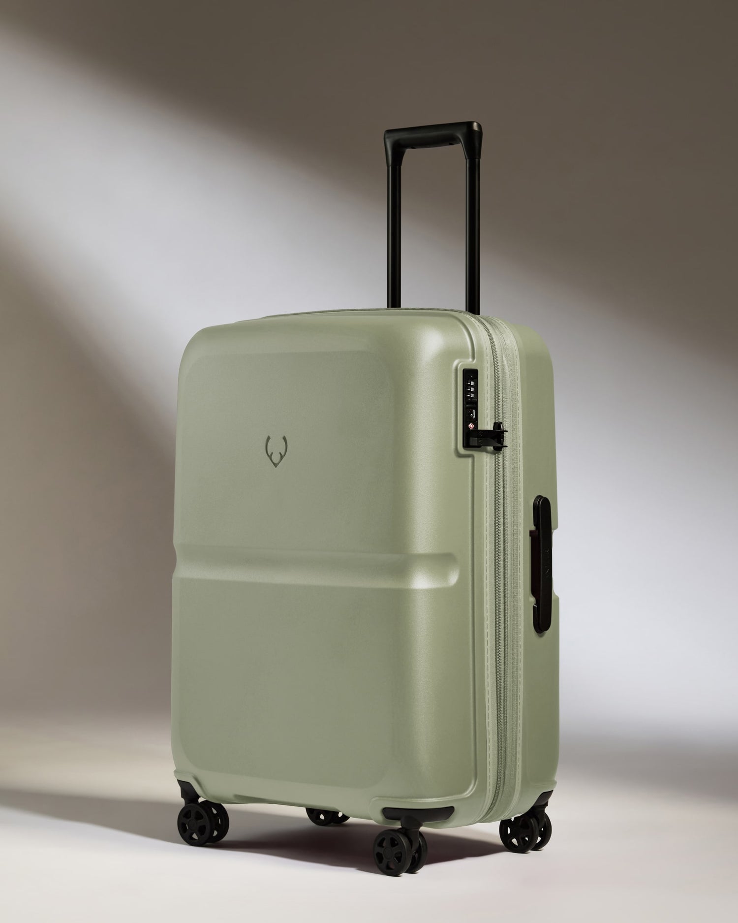 Medium Luggage in Clover Green - Single Stripe