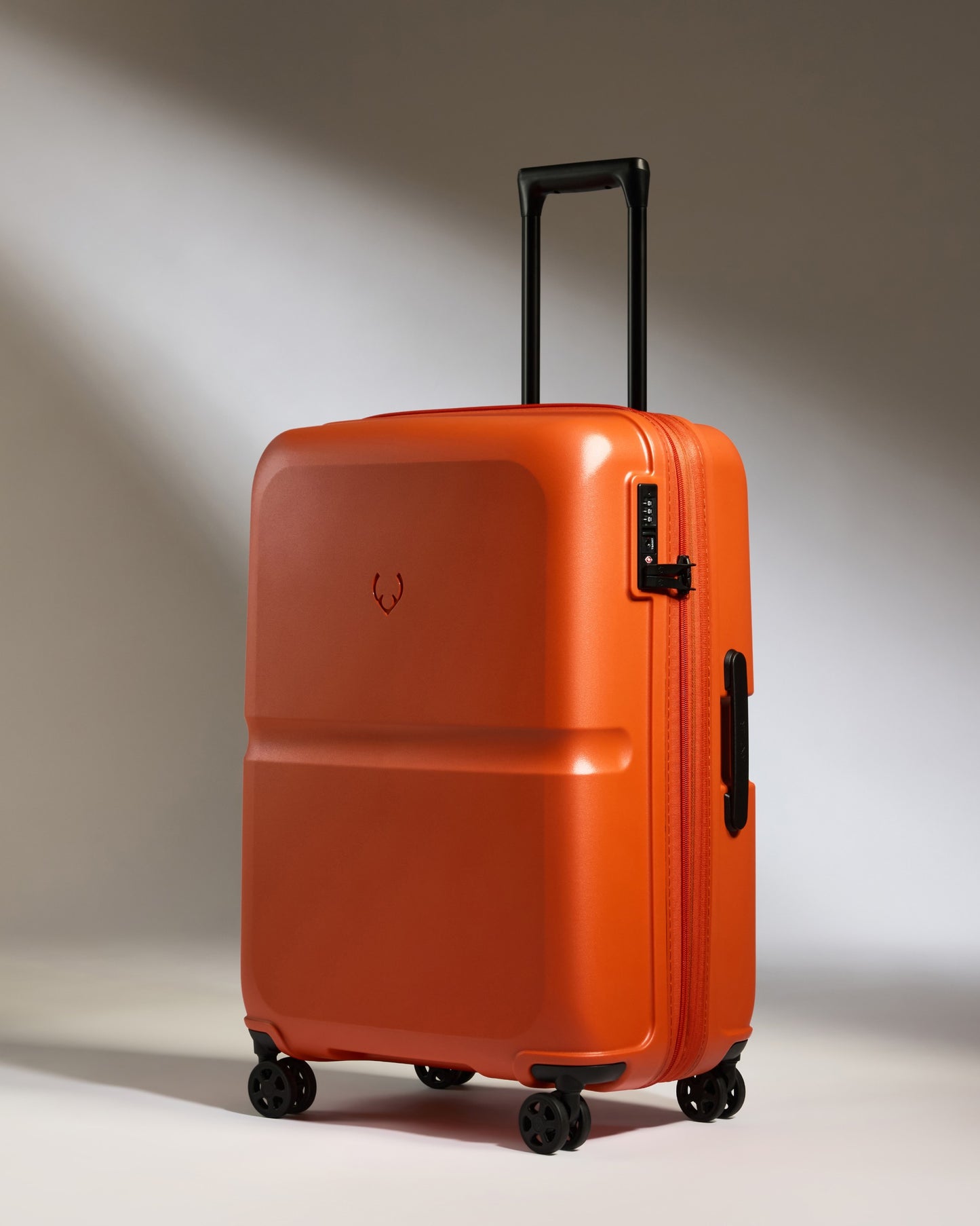 Medium Luggage in Ember Orange - Single Stripe