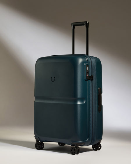 Medium Luggage in Indigo Blue - Single Stripe