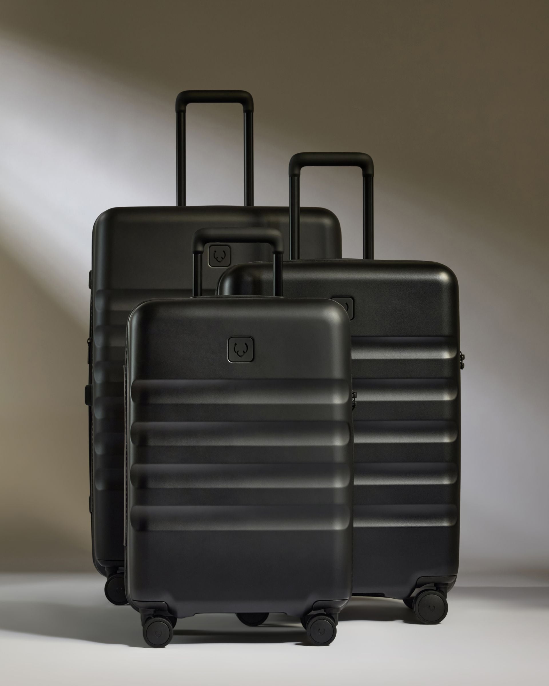 Black and white striped suitcase online