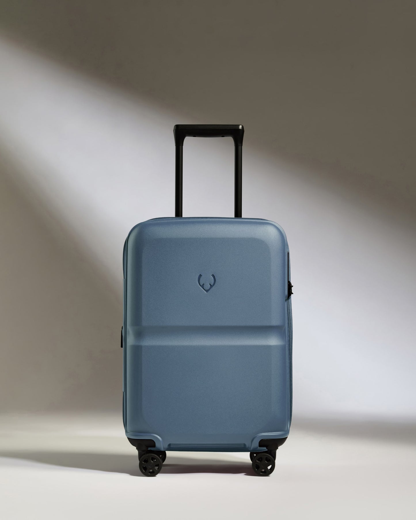 Expandable Carry-on Luggage in Cove Blue - Single Stripe