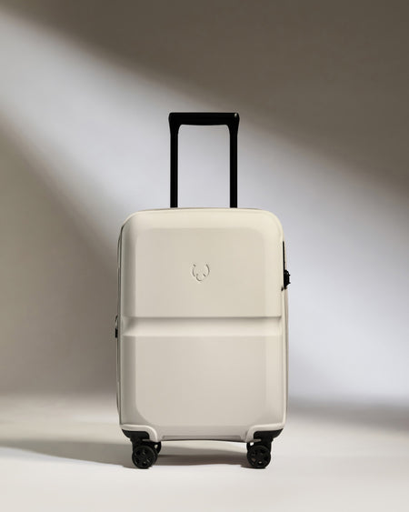 Expandable Carry-on Luggage in Taupe - Single Stripe