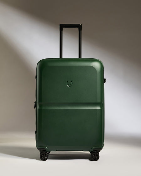 Medium Luggage in Antler Green - Single Stripe