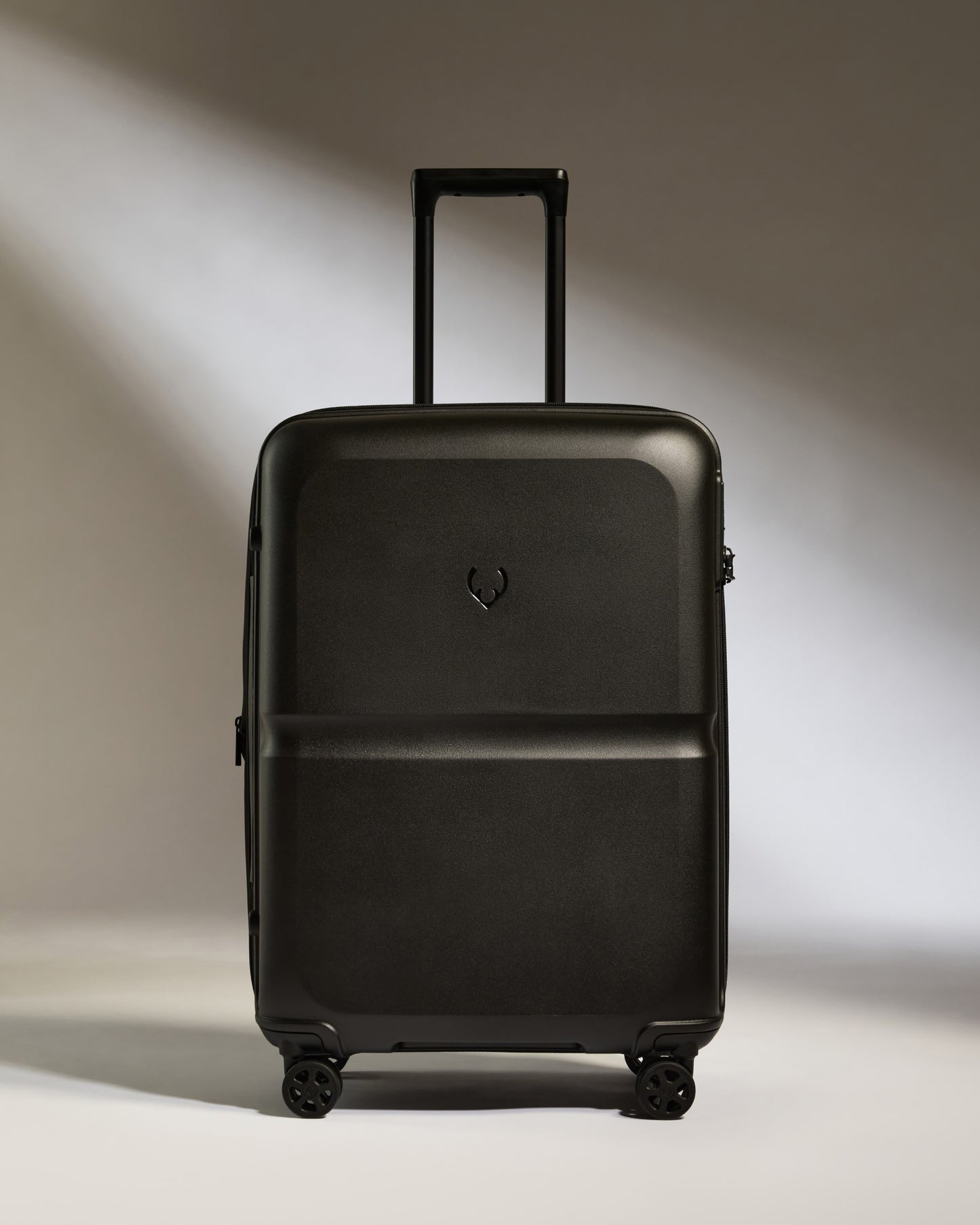 Medium Luggage in Black - Single Stripe