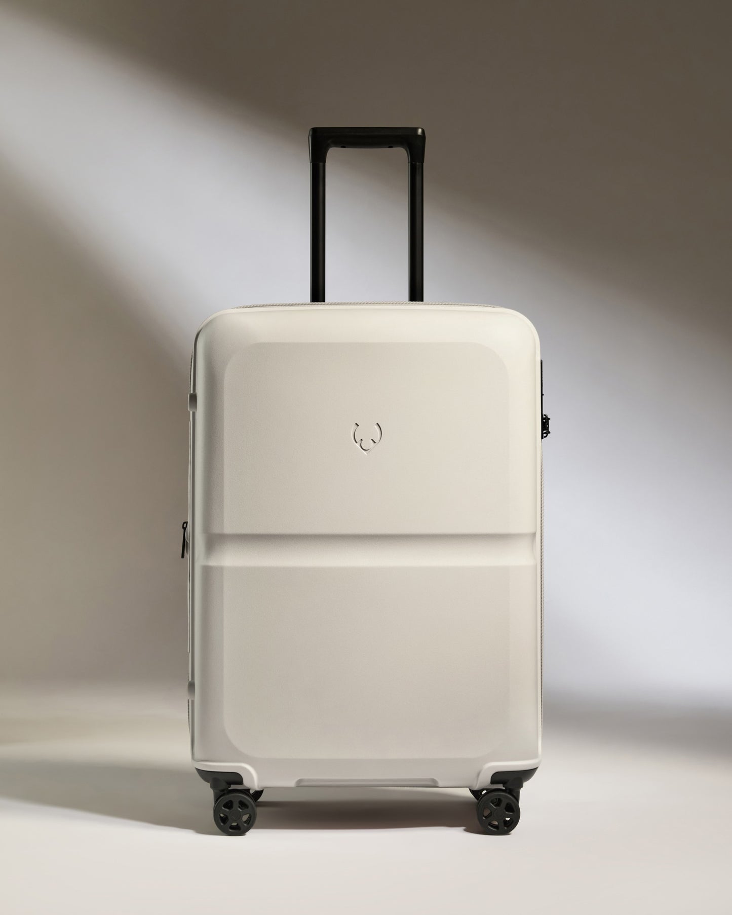 Medium Luggage in Taupe - Single Stripe