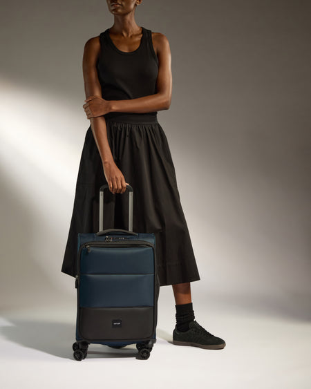 Lightest Expandable Carry-On in Indigo - Soft Stripe