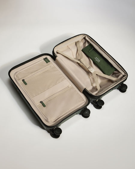 Expandable Carry-on Luggage in Antler Green - Icon Stripe