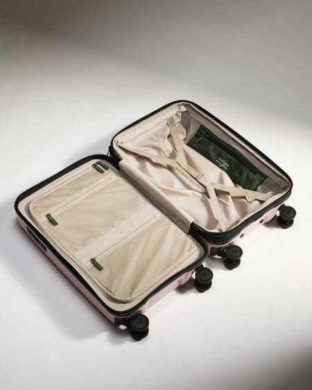 Expandable Carry-on Luggage in Moorland Pink - Icon Stripe