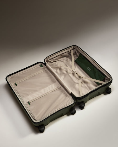 Large Luggage in Fern Green - Icon Stripe