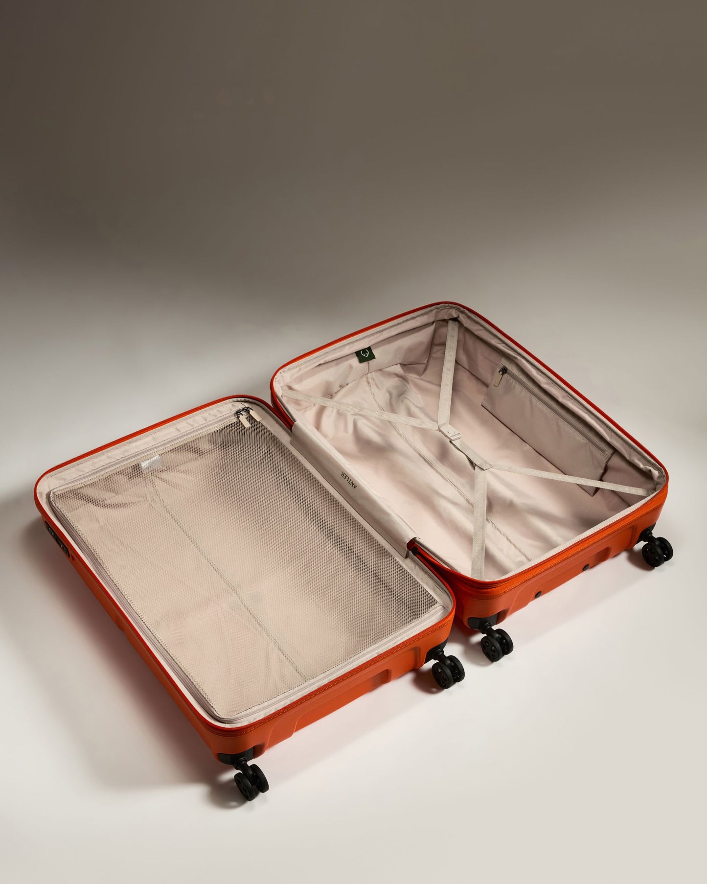 Large Luggage in Ember Orange - Single Stripe