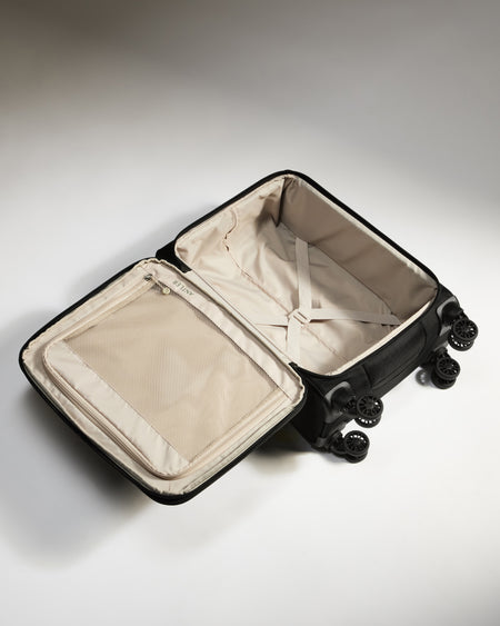 Lightest Expandable Carry-On in Black - Soft Stripe