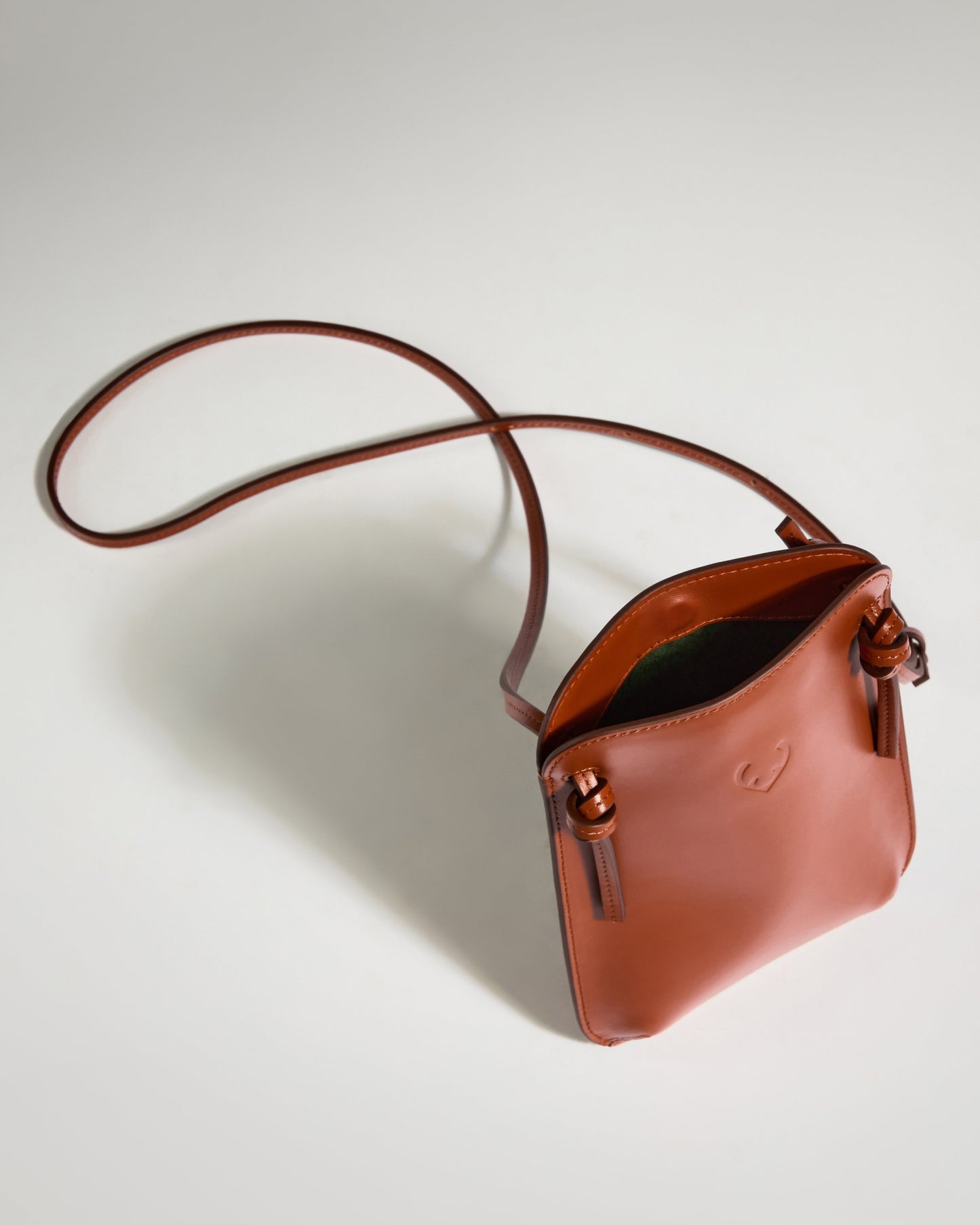 Crossbody Bag in Tan Leather - 1914 Collection