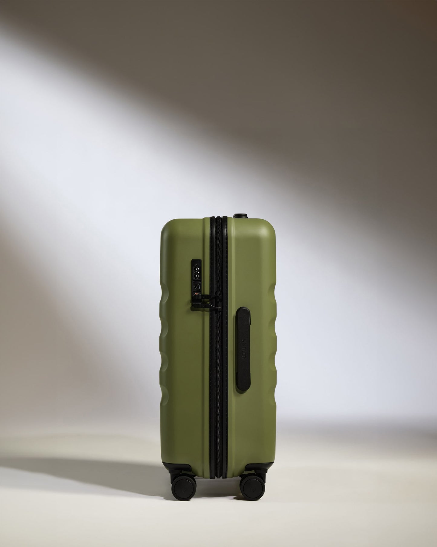 Large Carry-on Luggage in Fern Green - Icon Stripe