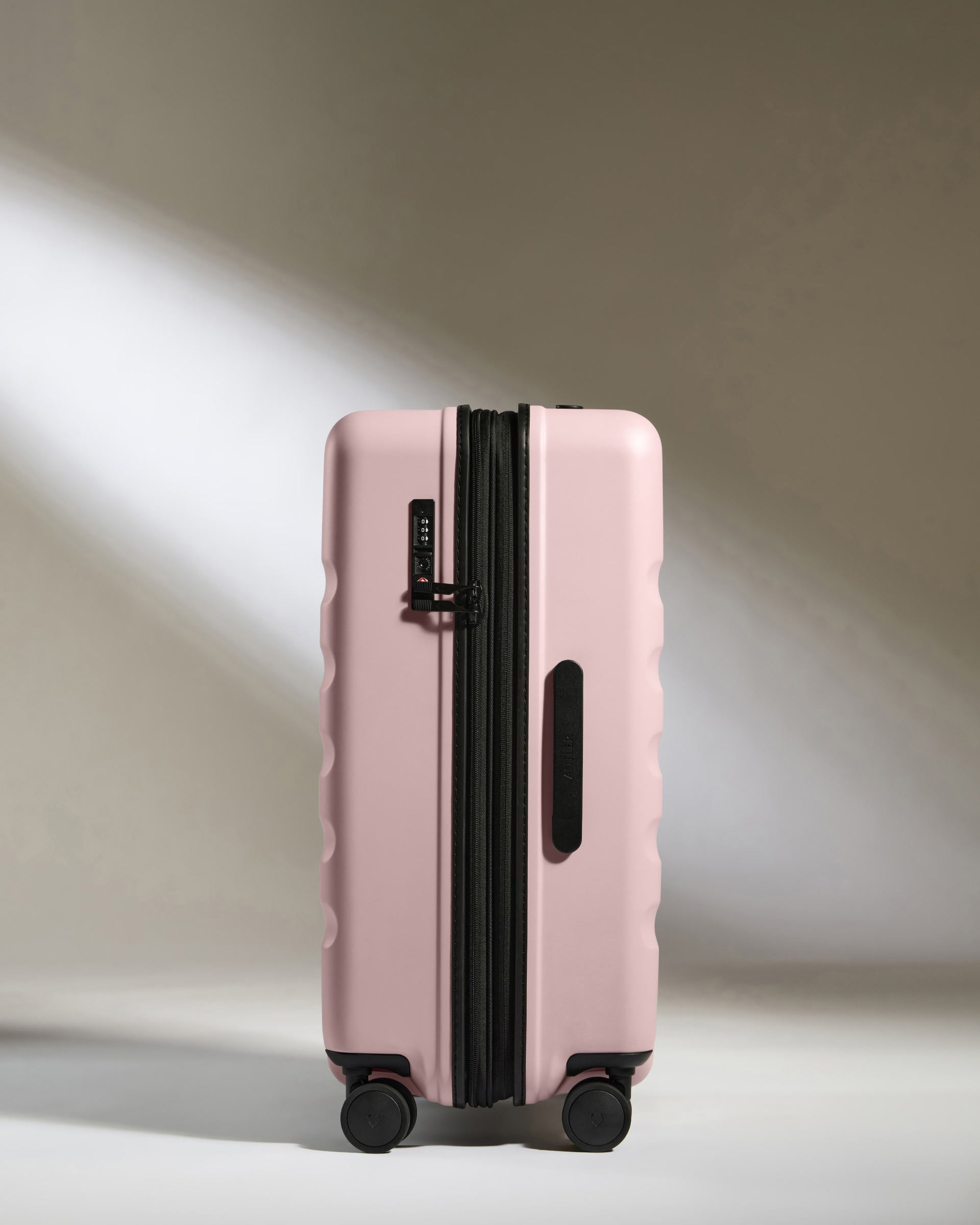 Medium Suitcase in Pink Icon Stripe Lightweight Hard Shell Suitcase Antler USA