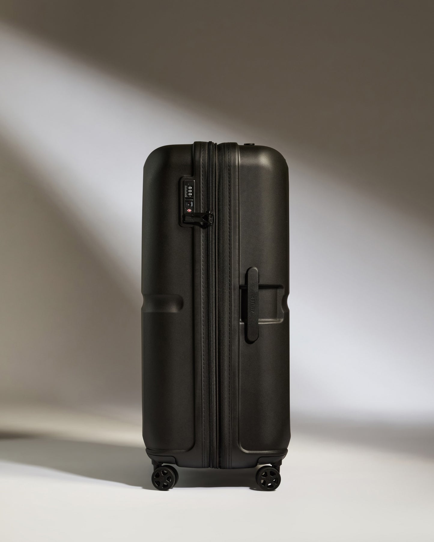 Large Luggage in Black - Single Stripe