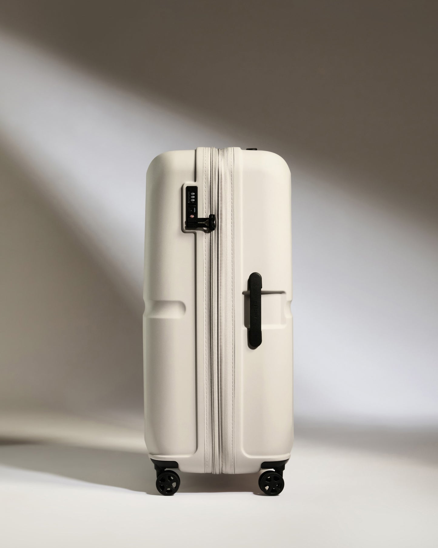 Large Luggage in Taupe - Single Stripe