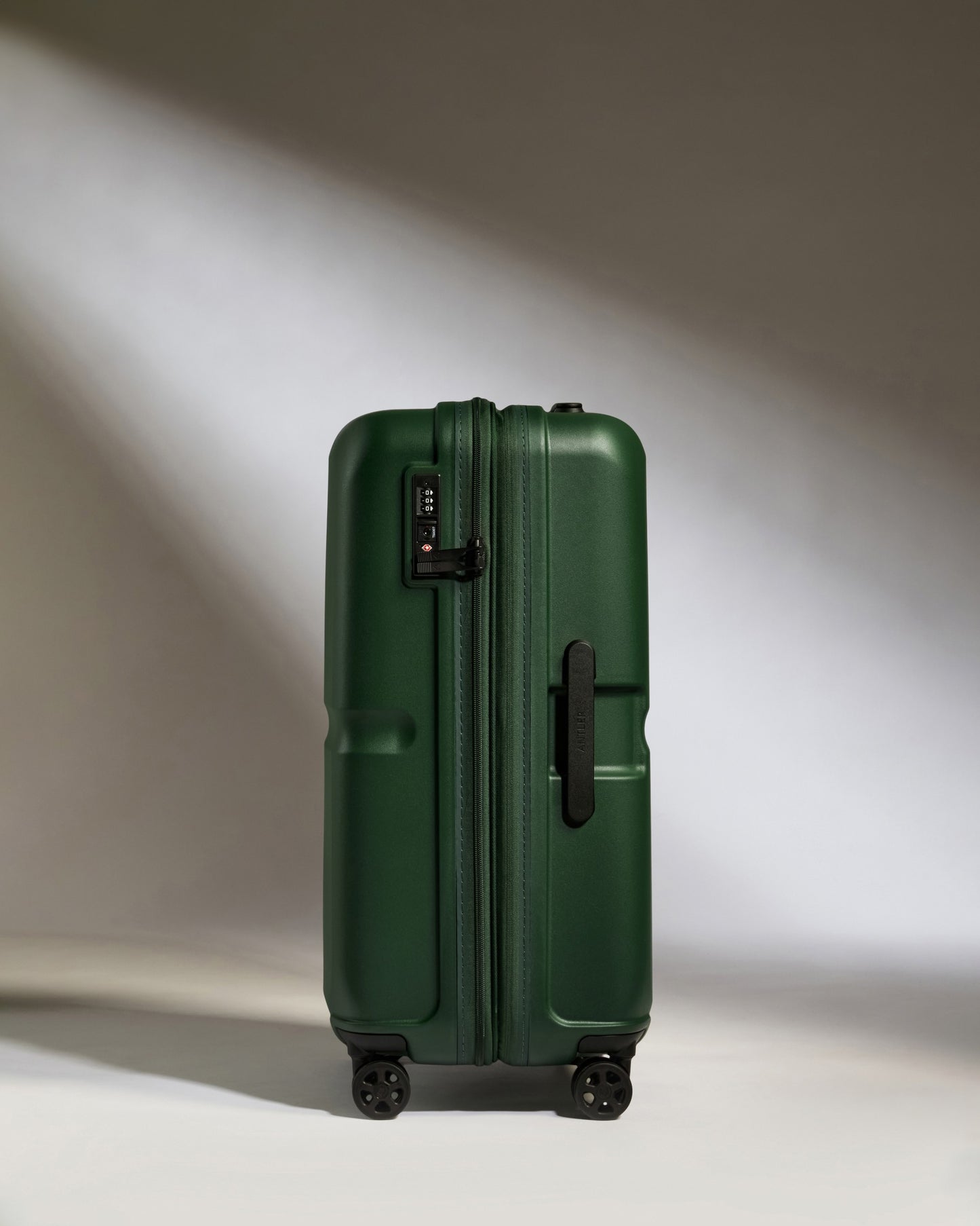 Medium Luggage in Antler Green - Single Stripe