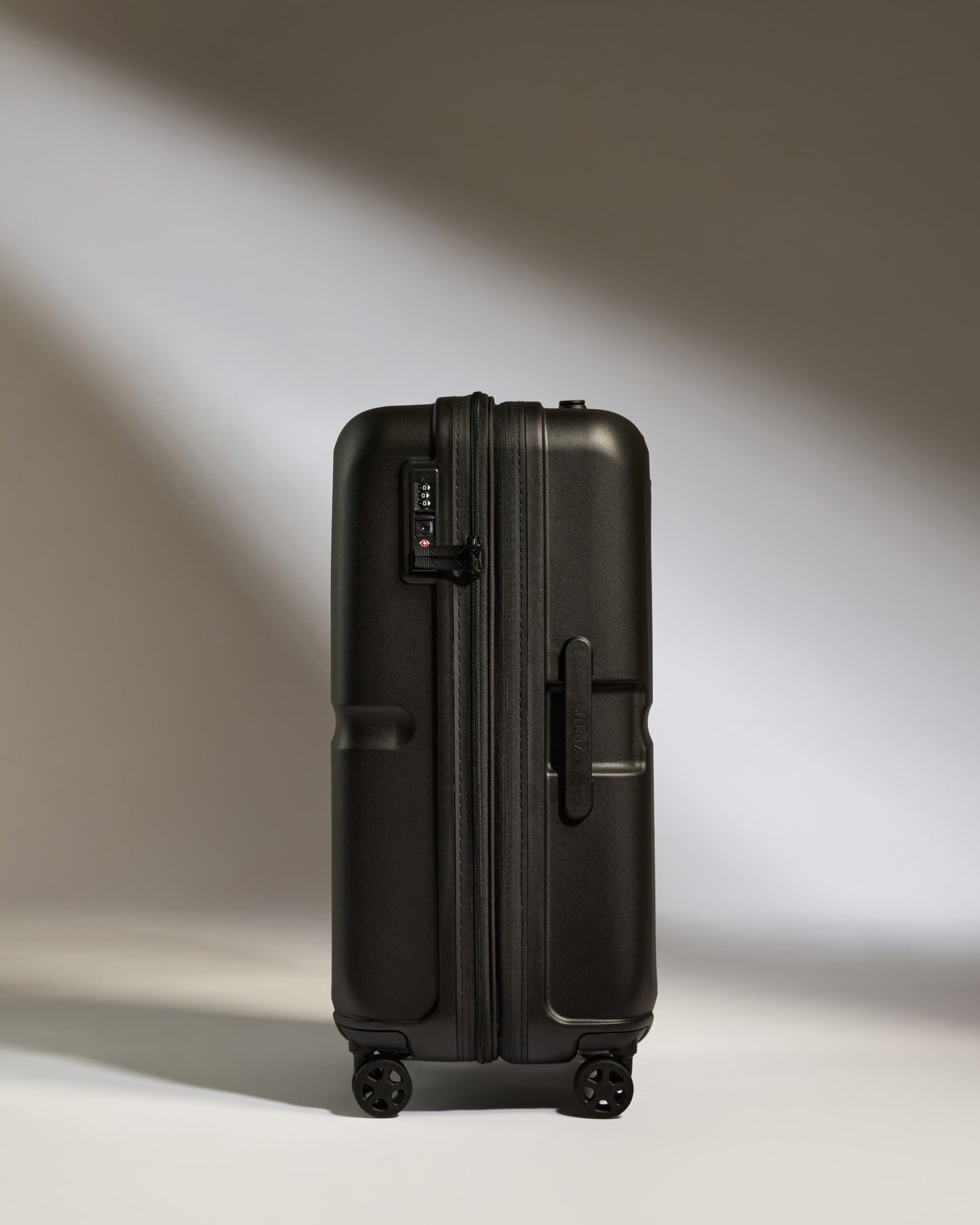 Medium Luggage in Black - Single Stripe