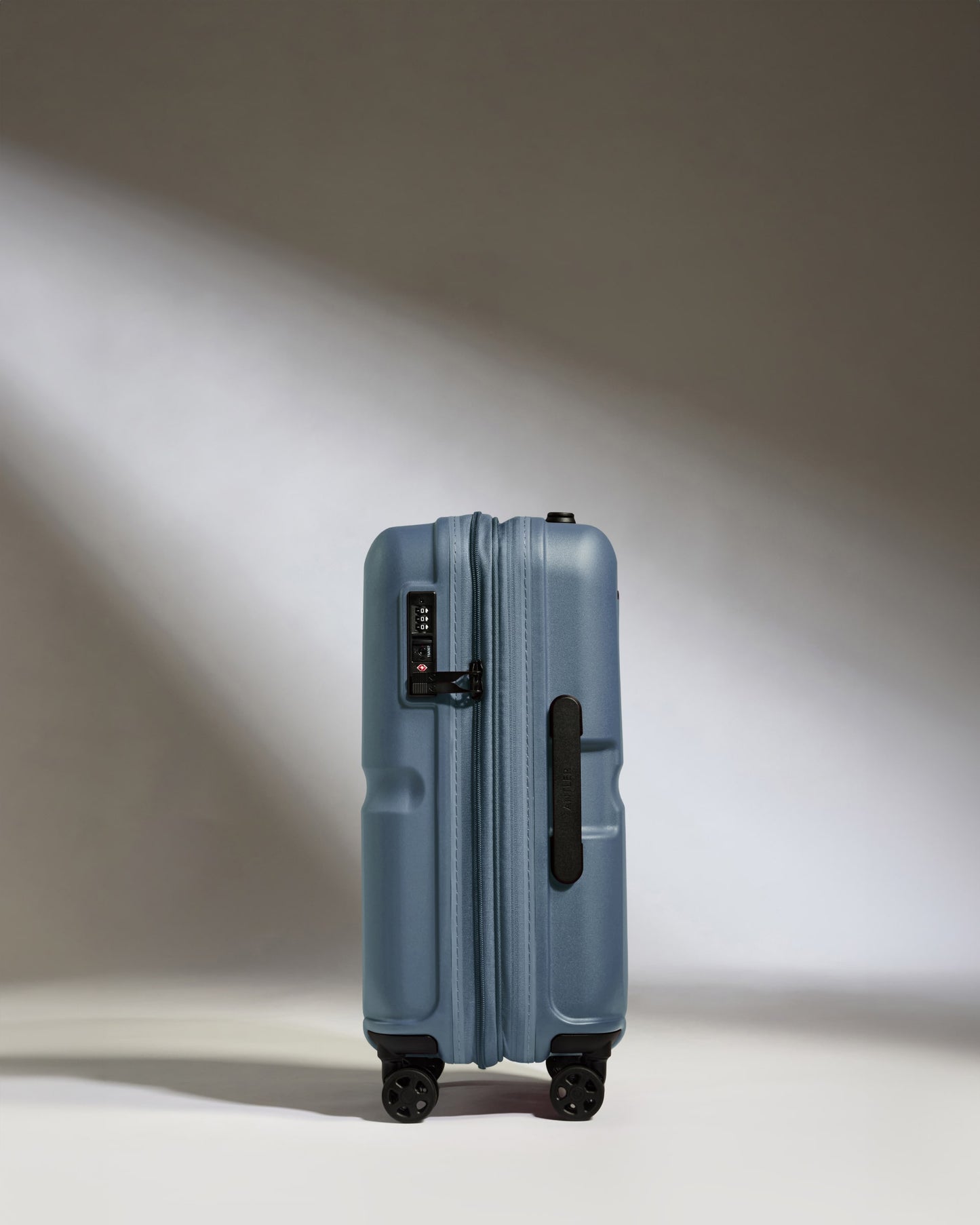 Expandable Carry-on Luggage in Cove Blue - Single Stripe