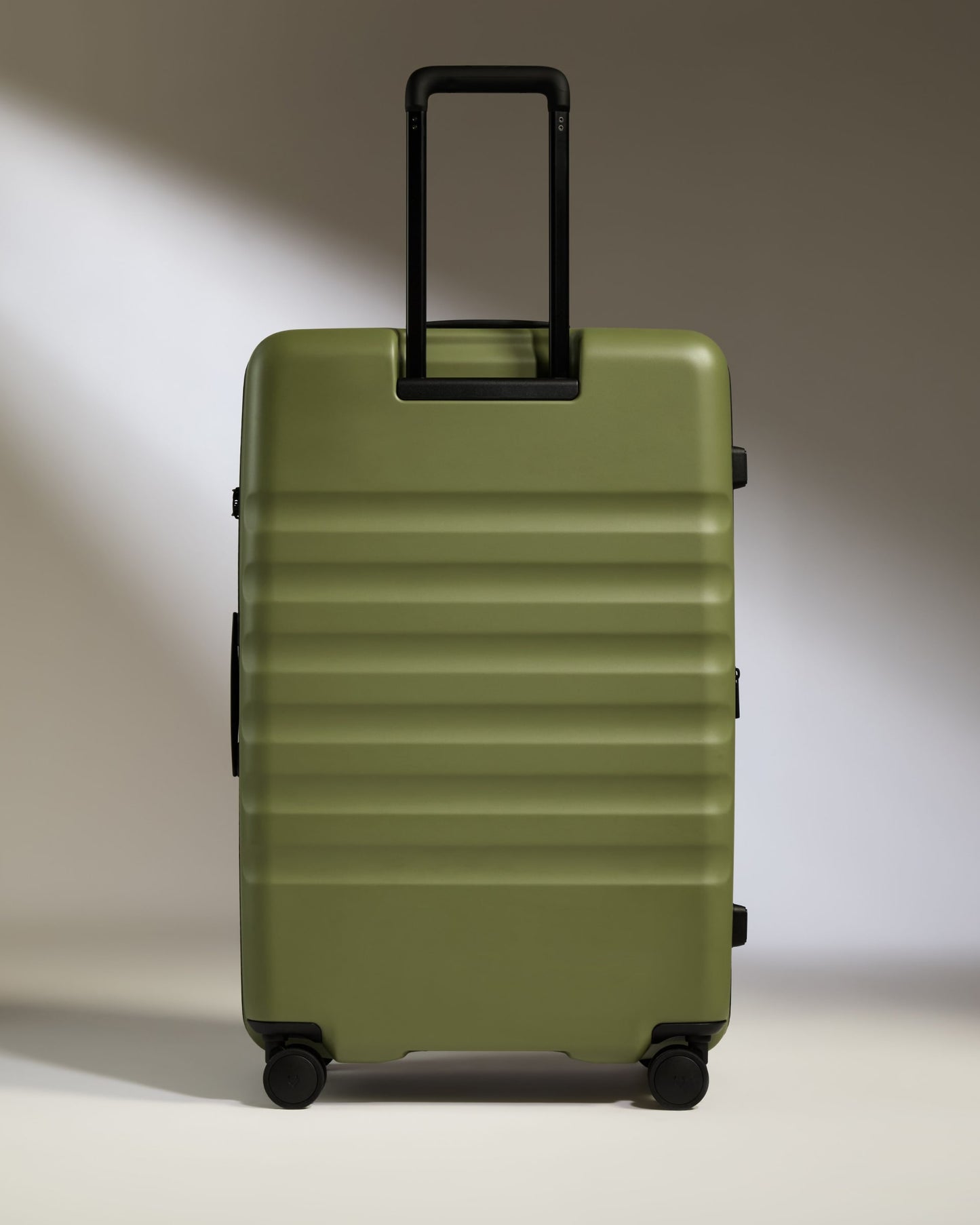 Large Suitcase in Fern Green - Icon Stripe