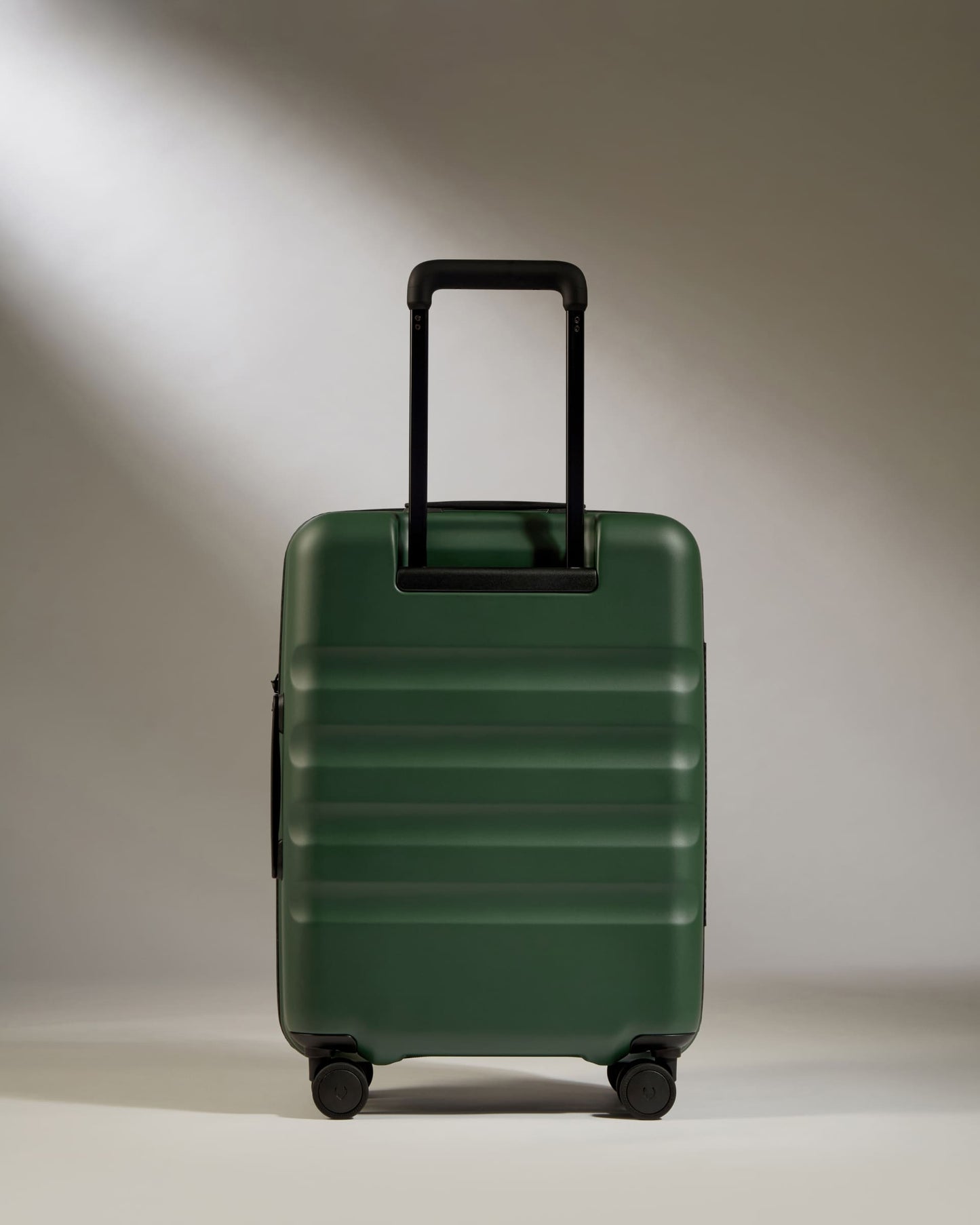 Carry-on with Pocket Luggage in Antler Green - Icon Stripe