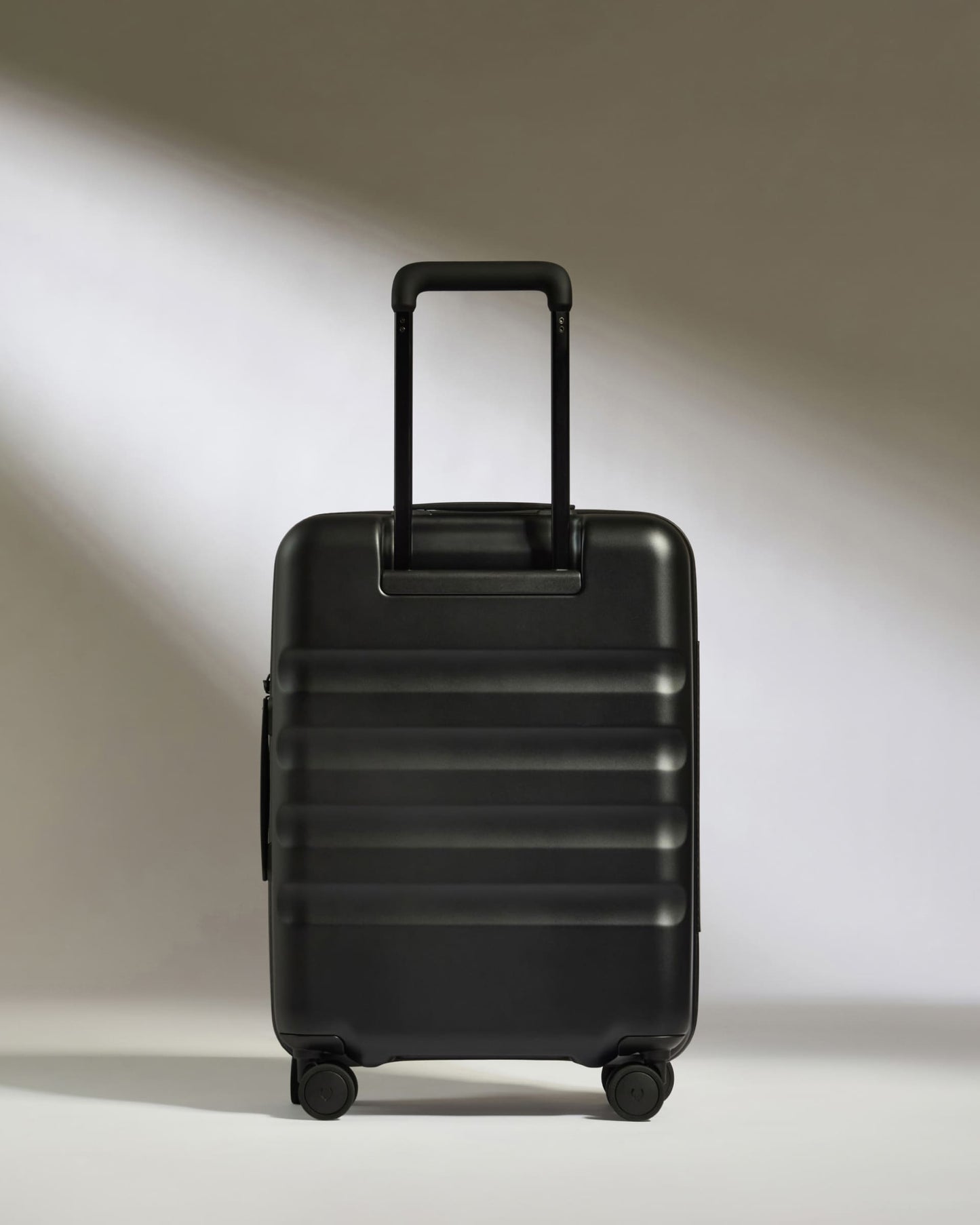 Carry-on with Pocket Luggage in Black - Icon Stripe