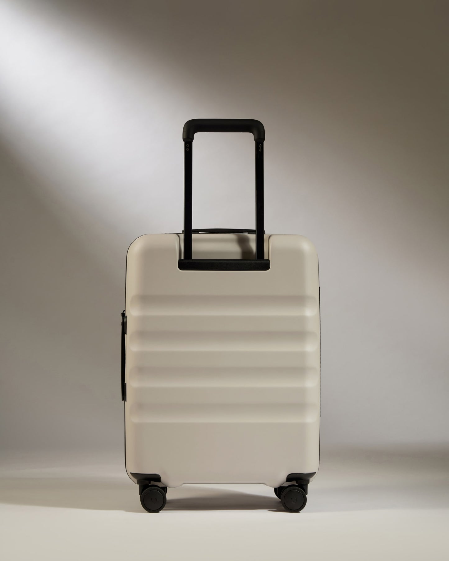 Carry-on with Pocket Luggage in Tan Leather - 1914 Collection