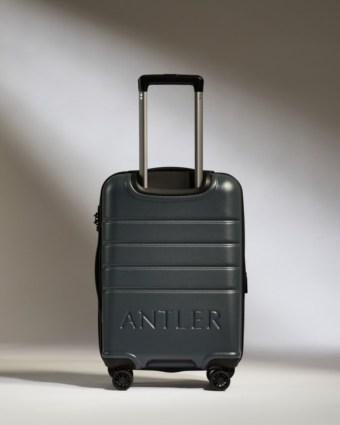 Expandable Carry-on Luggage in Granite Gray - Logo