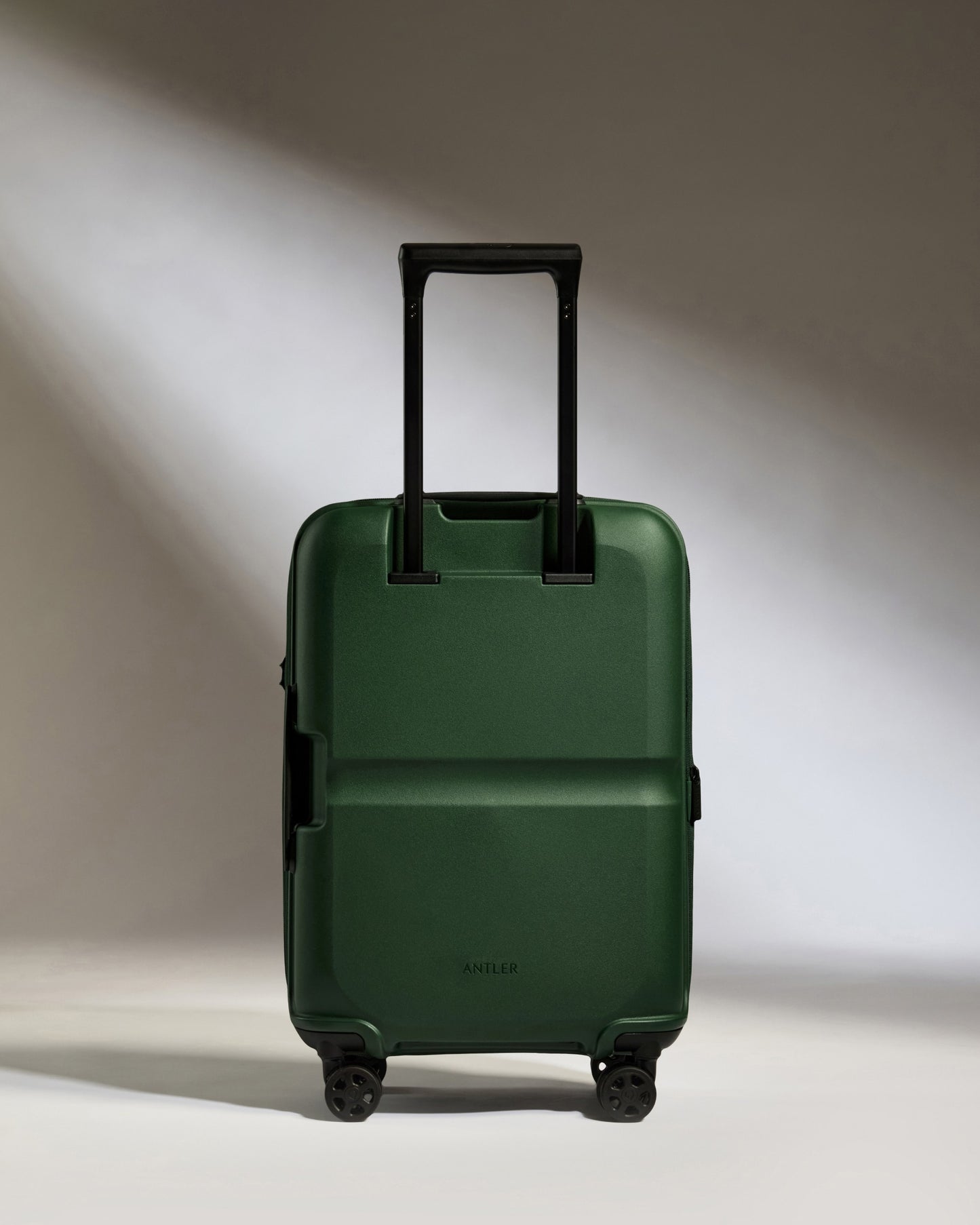 Expandable Carry-on Luggage in Antler Green - Single Stripe