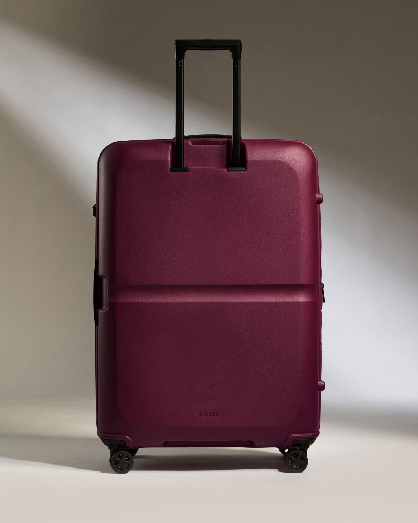 Large Luggage in Heather Purple - Single Stripe