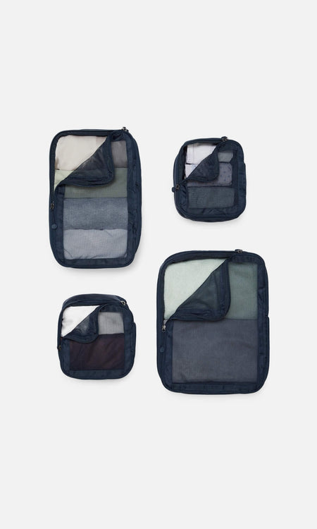 Packing Cubes in Navy - Set of 4