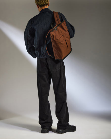 Urban Core Zip Top Backpack in Clay Brown