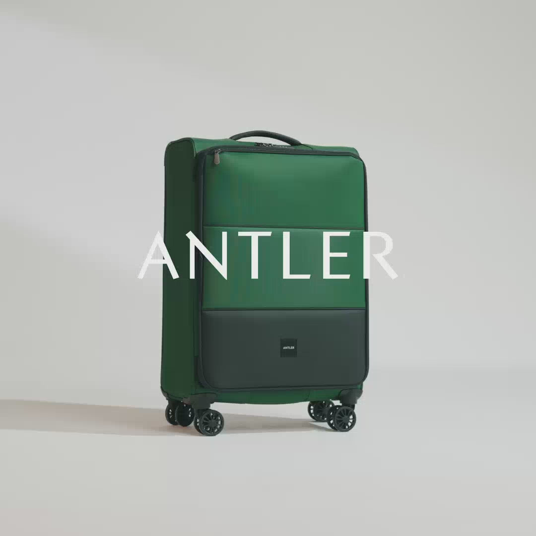 Forest green luggage on sale